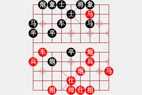 象棋棋譜圖片：2786局 A02-邊馬局-旋風(fēng)引擎23層(2869) 先勝 龐統(tǒng)(2250) - 步數(shù)：40 