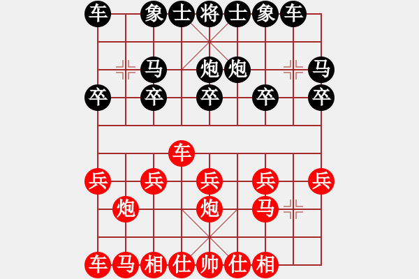 象棋棋譜圖片：橫才俊儒[292832991] -VS- hong[2571200306] - 步數(shù)：10 