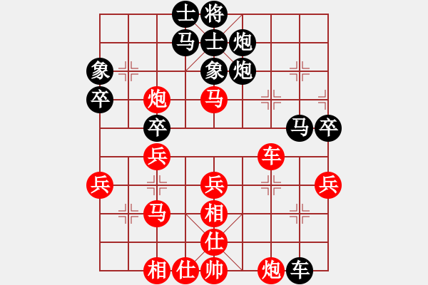 象棋棋譜圖片：貓主席(6段)-負(fù)-停車(chē)(6段) - 步數(shù)：40 