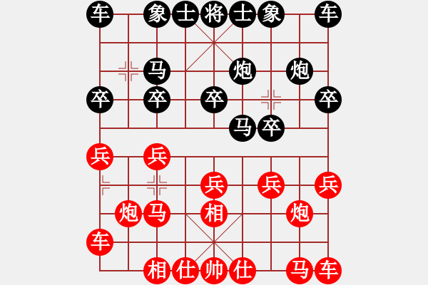 象棋棋譜圖片：紅勝_中國(guó)象棋-雷電模擬器_BUGCHESS_AVX2_59步_20240107175202758.xqf - 步數(shù)：10 