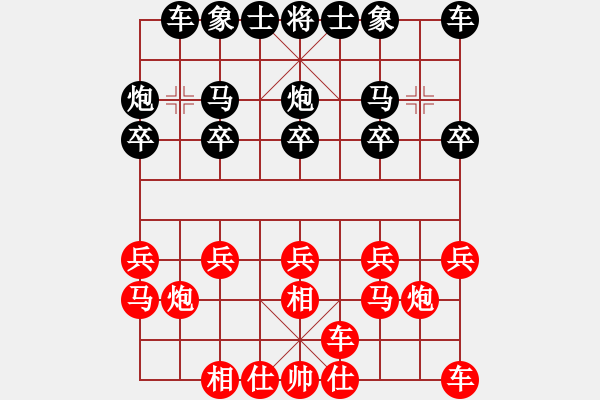 象棋棋谱图片：红星照我去战斗 - 步数：10 