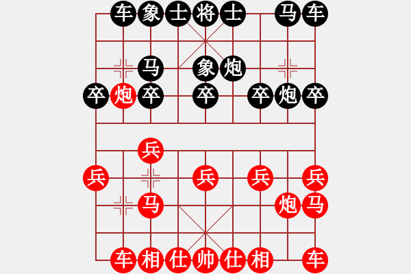 象棋棋譜圖片：因?yàn)樗訹1245437518] -VS- 向你學(xué)棋[1006706629] - 步數(shù)：10 