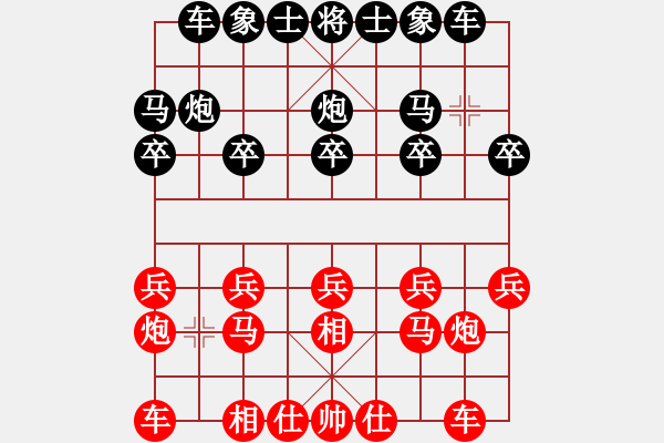 象棋棋譜圖片：茹一淳 先勝 沈思凡 - 步數(shù)：10 