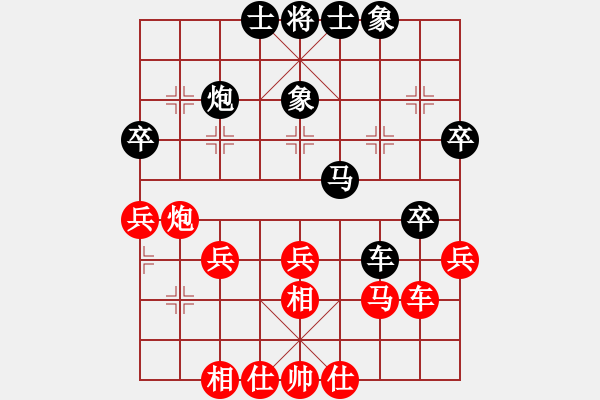 象棋棋譜圖片：天使情人(風(fēng)魔)-負(fù)-人人之間(北斗) - 步數(shù)：40 