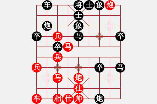 象棋棋譜圖片：名劍之端茶(5段)-勝-一馬踏平川(7段) - 步數(shù)：40 