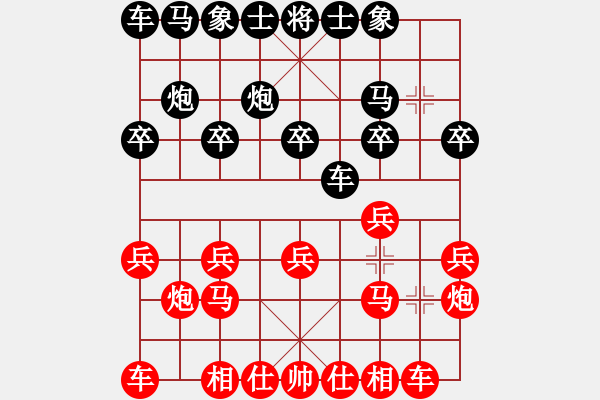 象棋棋譜圖片：107.1.21高雄市象棋協會磨刀賽R5 楊雨霖先負葉晉昌 - 步數：10 