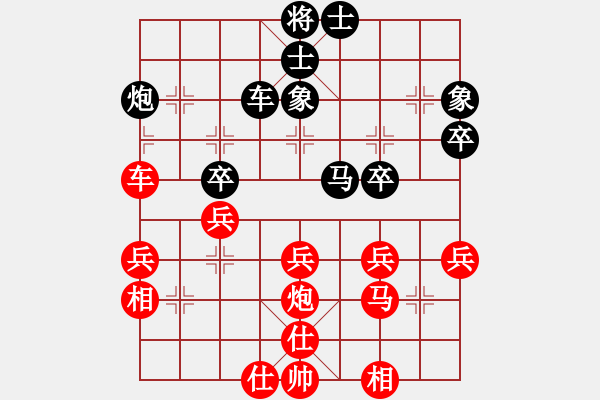 象棋棋譜圖片：有關部門(4段)-勝-奕童(9段) - 步數：40 