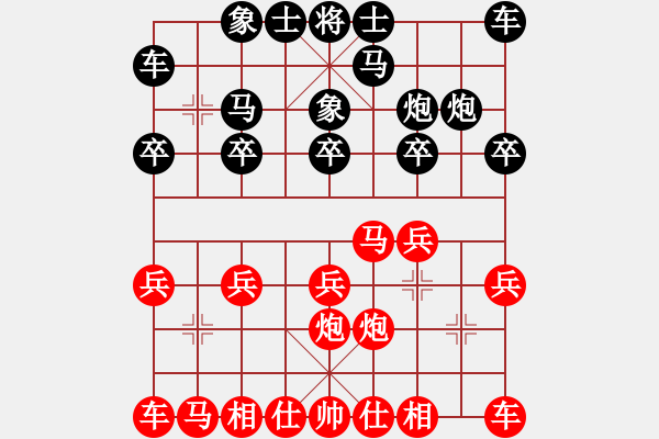 象棋棋譜圖片：游戲高手(3段)-負(fù)-風(fēng)云驟起(4段) - 步數(shù)：10 