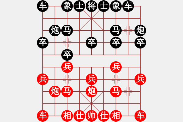 象棋棋譜圖片：愛(ài)哭的女孩[1341976027]先勝-VS- 平常心看世界[1453932870]. - 步數(shù)：10 