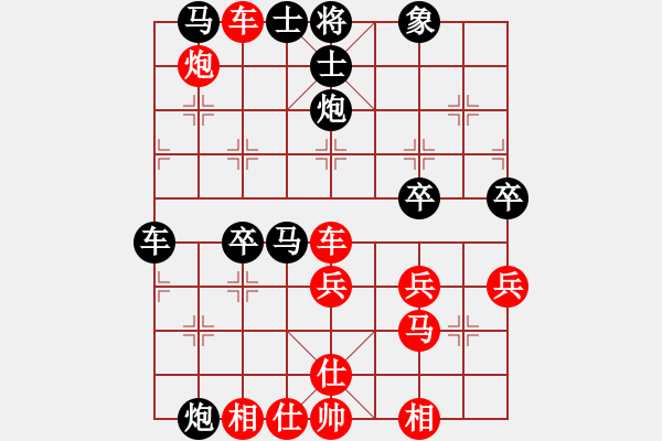 象棋棋譜圖片：鏘鏘車炮行(8段)-勝-山東雷公炮(4段) - 步數(shù)：40 