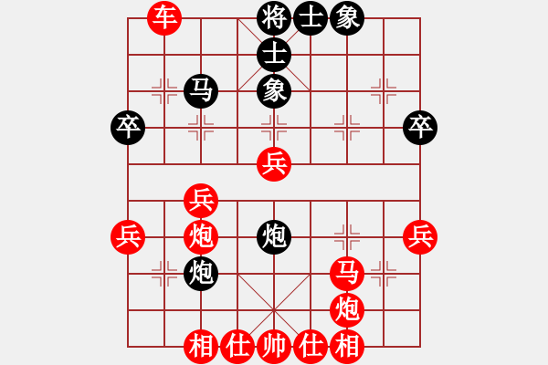 象棋棋譜圖片：南昌小糊涂(1段)-勝-chijiao(2段) - 步數(shù)：43 