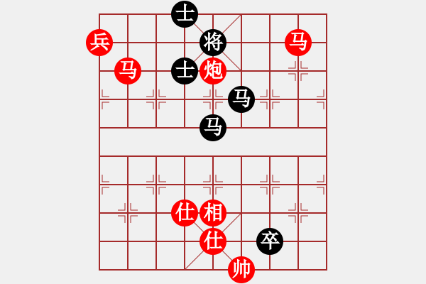 象棋棋譜圖片：棋局-35Pk N541 - 步數(shù)：0 