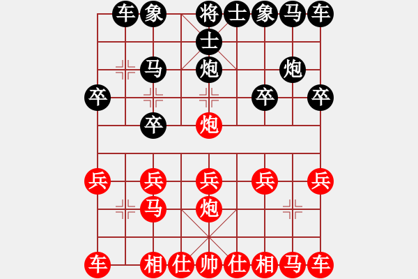 象棋棋譜圖片：太守棋狂先勝中國(guó)棋院交流中心佐為業(yè)8-12019·7·7 - 步數(shù)：10 