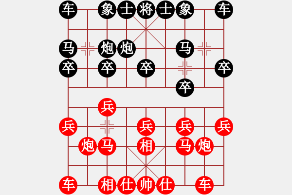 象棋棋谱图片：R5 19 佐佐木雄希 先和 朱永吉.xqf - 步数：10 