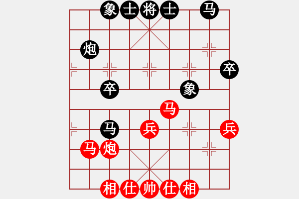 象棋棋譜圖片：綿陽(yáng) 羅小兵 和 綿陽(yáng) 朱廷富 - 步數(shù)：34 