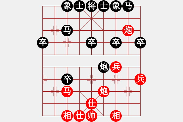 象棋棋譜圖片：zx123nm123紅負(fù)葬心【中炮不進(jìn)三兵對(duì)左炮封車(chē)轉(zhuǎn)列炮】 - 步數(shù)：30 