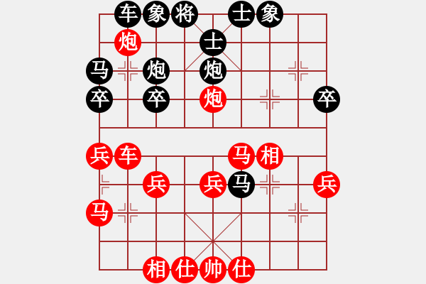 象棋棋譜圖片：bbboy002（業(yè)6-3）先勝 兄弟（業(yè)6-3） - 步數(shù)：30 