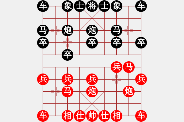 象棋棋譜圖片：橫才俊儒[紅] -VS- 迷茫浪子[黑] - 步數(shù)：10 