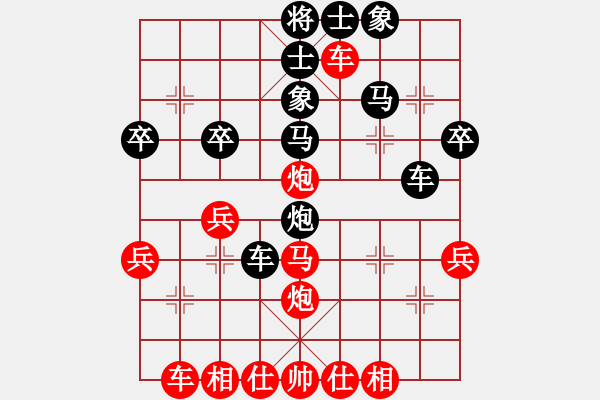 象棋棋譜圖片：飛龍通訊（業(yè)9－3）先負(fù)芃芃爺爺（業(yè)9－3）202203012000.pgn - 步數(shù)：40 