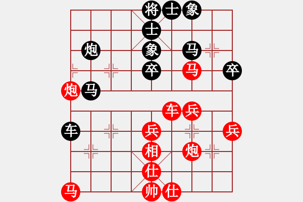 象棋棋譜圖片：feir 對(duì) 無(wú)名小卒 - 步數(shù)：40 