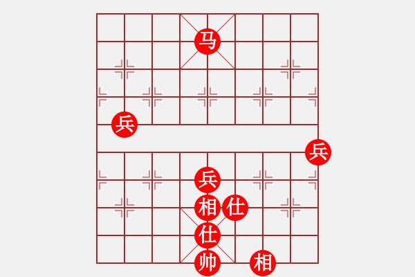 象棋棋譜圖片：無將棋馬兵破卒雙士 - 步數(shù)：23 