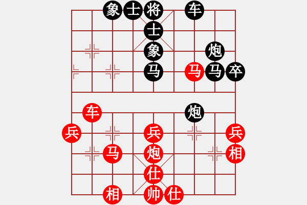 象棋棋譜圖片：安徽省棋院 倪敏 勝 山西省棋牌運(yùn)動管理中心 周軍 - 步數(shù)：40 