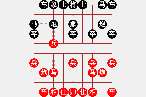 象棋棋譜圖片：葬心紅勝夜孤寒1號【仙人指路對卒底炮】 - 步數(shù)：10 