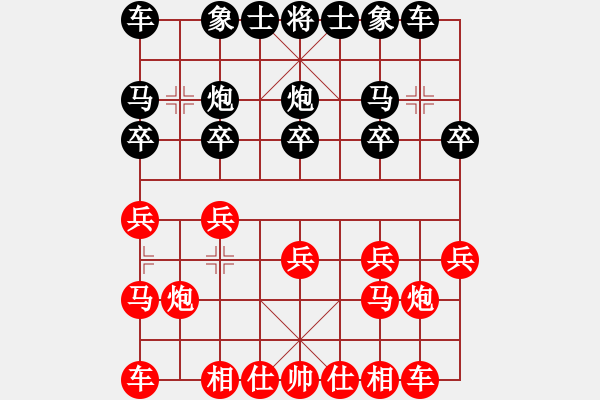 象棋棋譜圖片：臥春(月將)-勝-湘鋼小周(月將) - 步數：10 