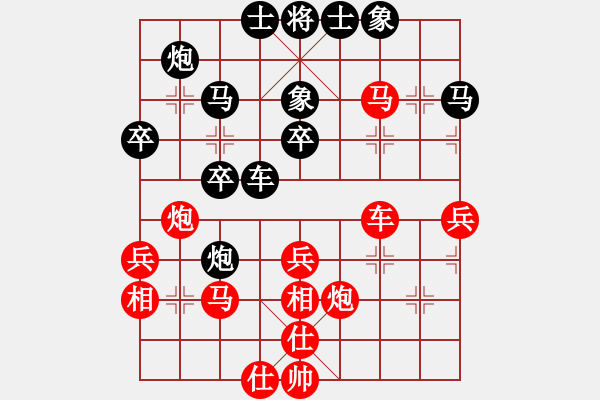 象棋棋譜圖片：我是馬科(9星)-和-金鵬十八變(9星) - 步數(shù)：40 