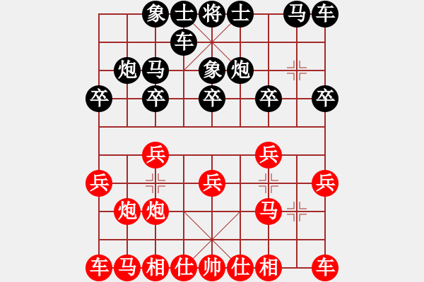 象棋棋譜圖片：楊欣澎 大勝 沈志平 - 步數(shù)：10 