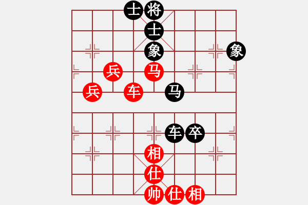 象棋棋譜圖片：汾陽(yáng)王(2段)-勝-密山過(guò)宮炮(1段) - 步數(shù)：60 