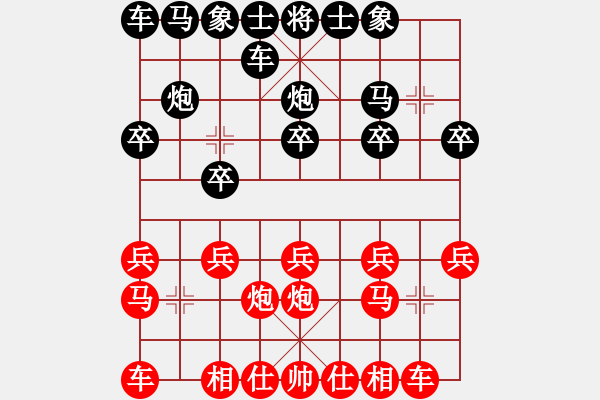 象棋棋譜圖片：王小虎先勝趙軍 神木快棋賽2021.11.21 - 步數(shù)：10 