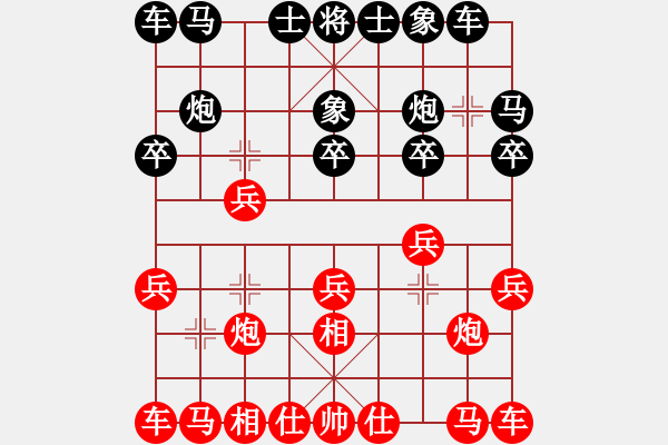 象棋棋譜圖片：雙魚座阿狄(9段)-和-什邡棋院卒(9段) - 步數(shù)：10 