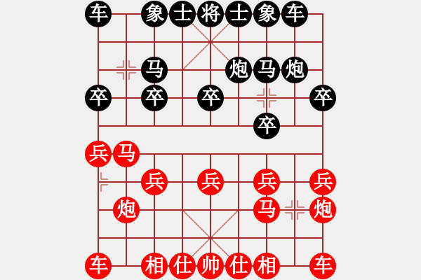 象棋棋谱图片：第八台 石家庄棋手8 先和 柳大华 - 步数：10 