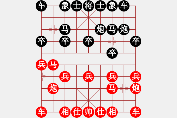 象棋棋譜圖片：第八臺 石家莊棋手8 先和 柳大華 - 步數(shù)：10 