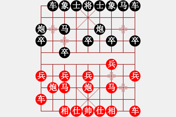 象棋棋譜圖片：151204 第5輪 第3桌 第1臺 錢光煌 負(fù) 范啟源 - 步數(shù)：10 