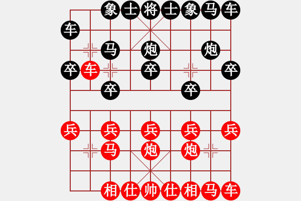 象棋棋譜圖片：D24 我負(fù) 1908 我2245 對手 2410 15.11.16 紅5炮八平七 黑6卒7進(jìn)1 應(yīng) - 步數(shù)：10 