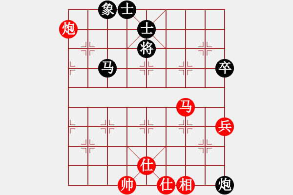 象棋棋譜圖片：bbboy002[紅] -VS- 北方草原羊[黑] - 步數(shù)：100 