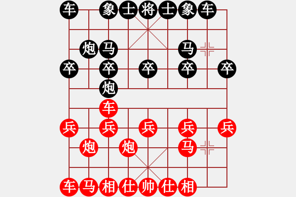 象棋棋譜圖片：旺旺[675864279] -VS- 殺棋于無形[1395499362] - 步數(shù)：10 