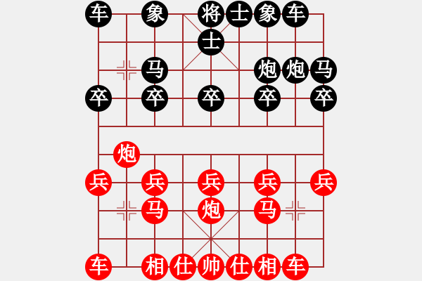 象棋棋譜圖片：師妃暄(9段)-和-左手切菜(9段) - 步數(shù)：10 