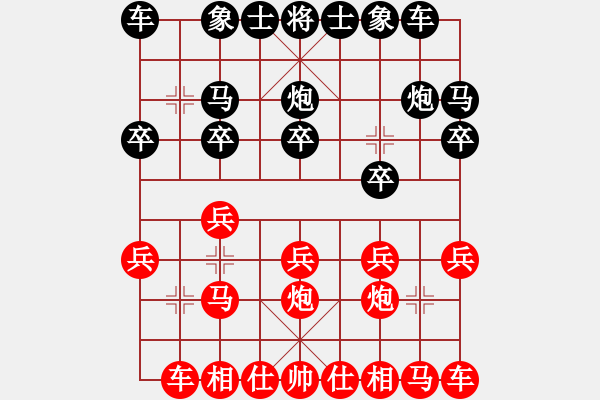 象棋棋谱图片：刘宗泽 先胜 李成之 - 步数：10 