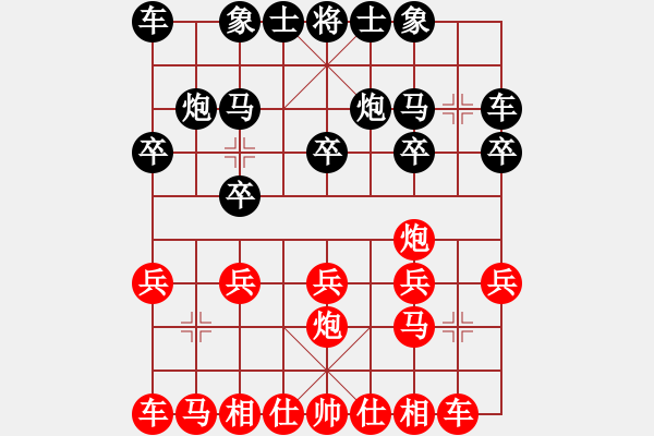 象棋棋譜圖片：虨心還是（榮譽(yù)特大2）先負(fù)惟楚有材（榮譽(yù)特大3）202401111729.pgn - 步數(shù)：10 