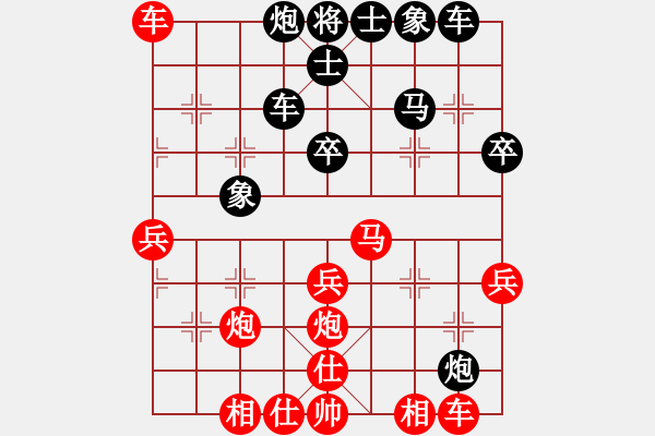 象棋棋譜圖片：眉飛色舞[879806536] -VS- 何敏[270061153] - 步數(shù)：40 