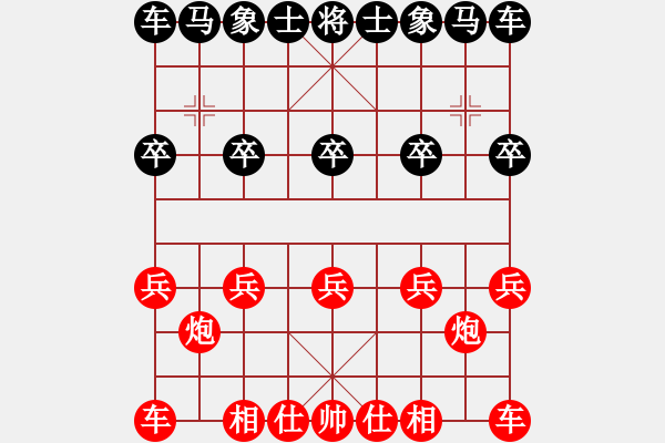 象棋棋譜圖片：雙車雙炮 - 步數(shù)：0 