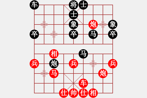 象棋棋譜圖片：2006年弈天迪瀾杯賽第五輪：望月亭晨星(4r)-負(fù)-鐵道游擊馬(6段) - 步數(shù)：40 