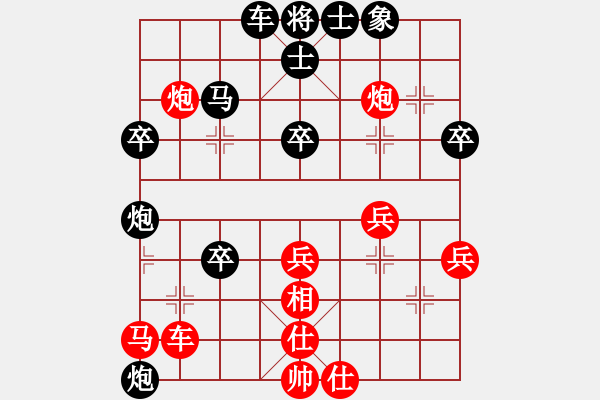 象棋棋譜圖片：一千零一夜(5段)-負(fù)-胖尼小乖熊(9段) - 步數(shù)：40 