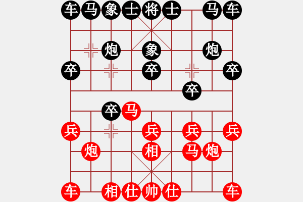 象棋棋譜圖片：順相 - 步數(shù)：10 