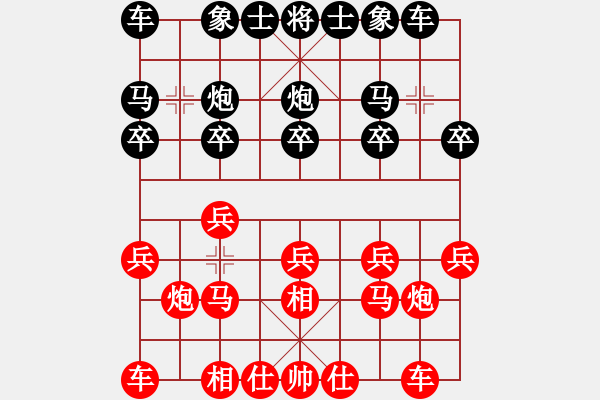 象棋棋譜圖片：胡晟瀟 先勝 陸一村 - 步數(shù)：10 