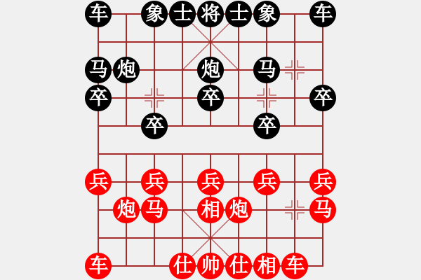 象棋棋譜圖片：北京 田長(zhǎng)興 和 邢臺(tái)一隊(duì) 李明軍 - 步數(shù)：10 