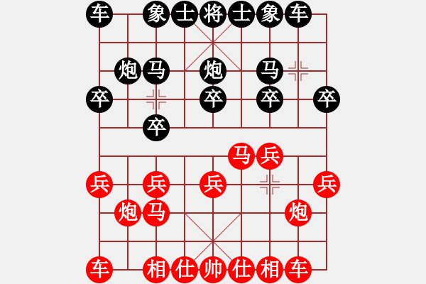 象棋棋譜圖片：菜鳥先生vs曾琪 - 步數(shù)：10 